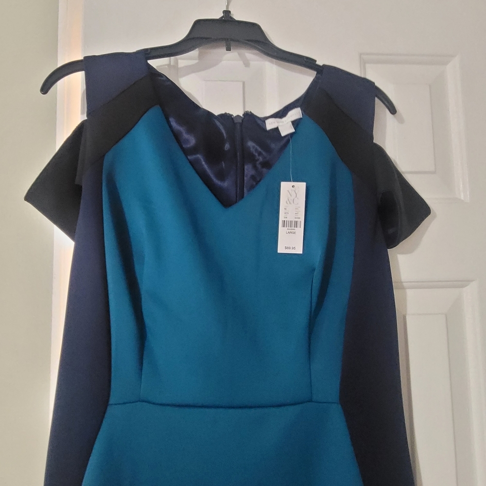 New York and Company colorblock dress